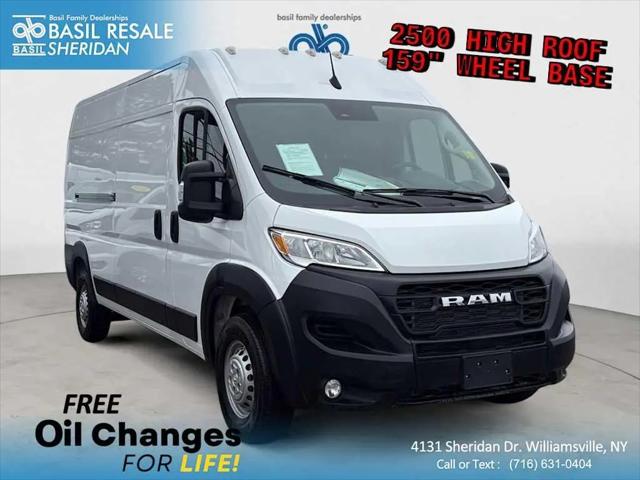 2025 Ram ProMaster 2500 Cargo Van Tradesman High Roof 159" WB w/Pass Seat for sale in Williamsville, NY