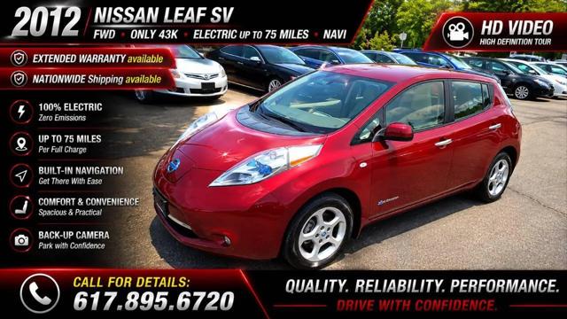 2012 Nissan LEAF SV for sale in Stow, MA