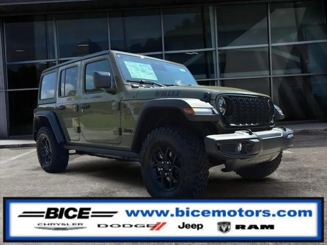 2025 Jeep Wrangler 4-Door Willys 4x4 for sale in Alexander City, AL