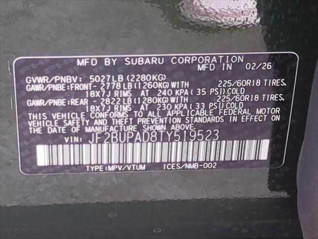 2026 Subaru Outback Premium