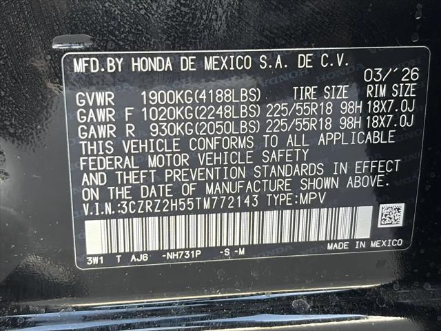 2026 Honda HR-V AWD Sport