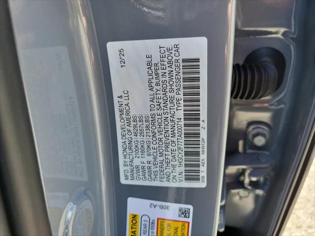 2026 Honda Accord Sedan Sport-L