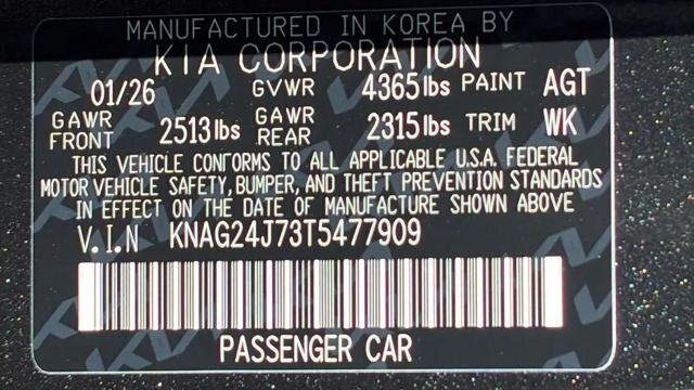 2026 Kia K5 LXS FWD
