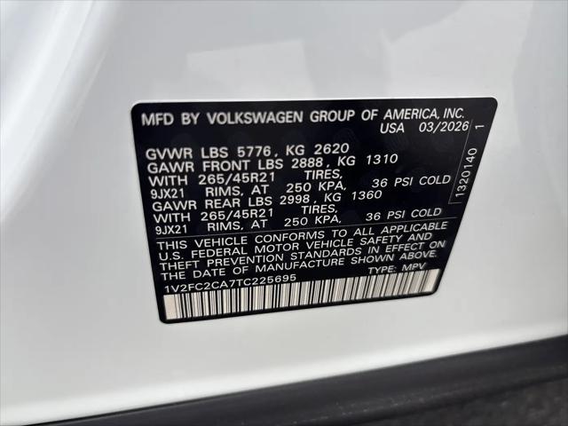 2026 Volkswagen Atlas Cross Sport SEL Premium R-Line