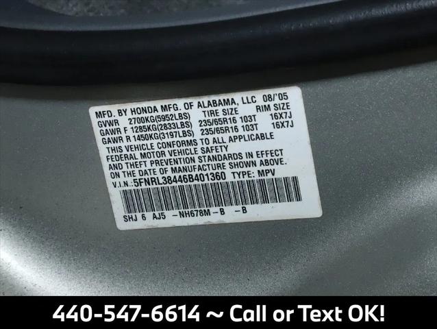2006 Honda Odyssey EX