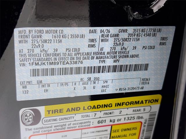 2026 Ford Expedition Max Platinum MAX