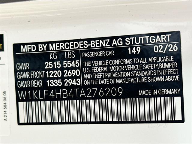 2026 Mercedes-Benz E 350 4MATIC