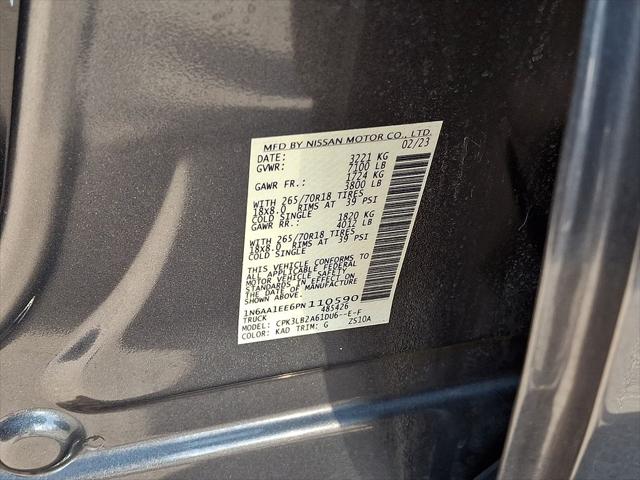 2023 Nissan Titan Crew Cab SV 4x2