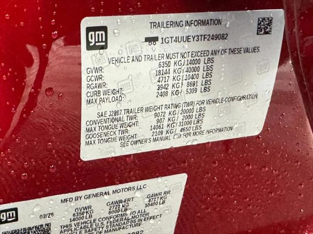 2026 GMC Sierra 3500HD Crew Cab, Long Bed, SLT Dual Rear Wheel, 4WD