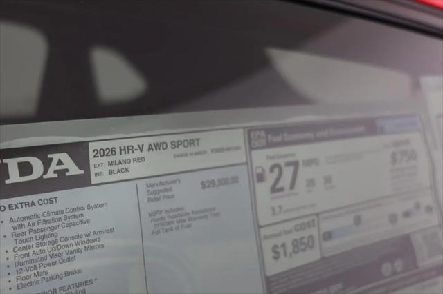 2026 Honda HR-V AWD Sport