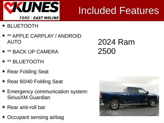 2024 Ram 2500 Big Horn Crew Cab 4x4 6'4" Box