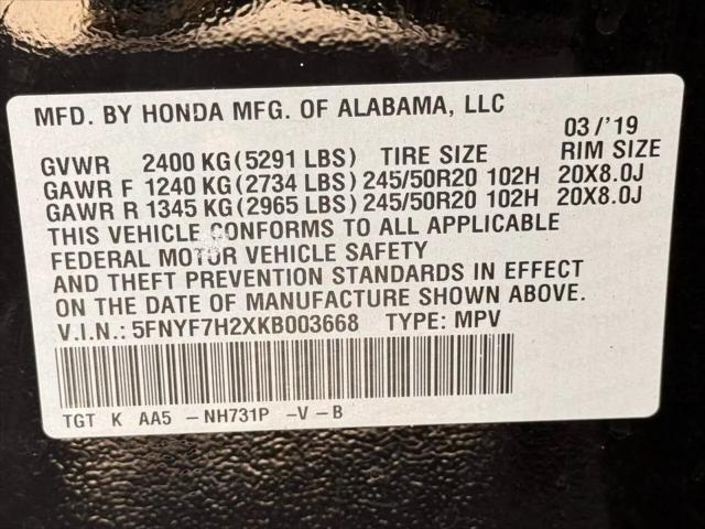 2019 Honda Passport Sport