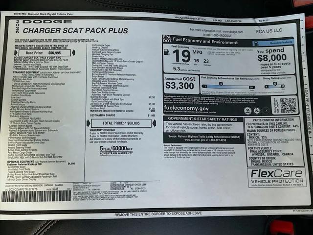 2026 Dodge Charger Scat Pack Plus 4-Door AWD
