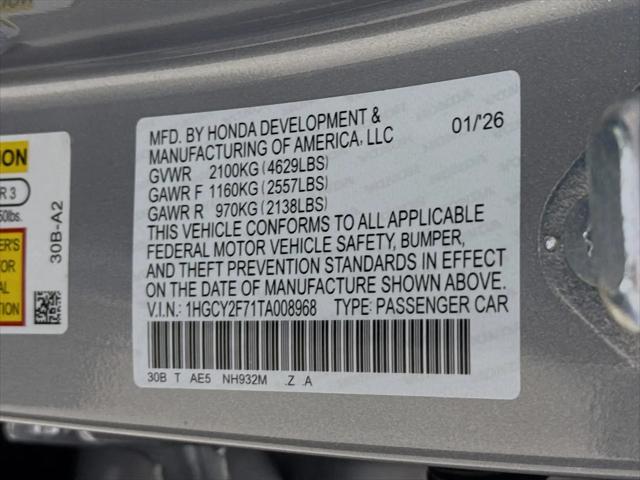 2026 Honda Accord Sedan Sport-L