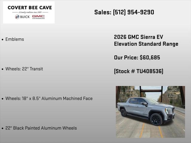 2026 GMC Sierra Standard Range Elevation