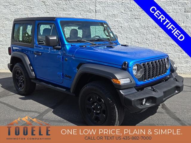 2025 Jeep Wrangler 2-Door Sport 4x4 for sale in Tooele, UT