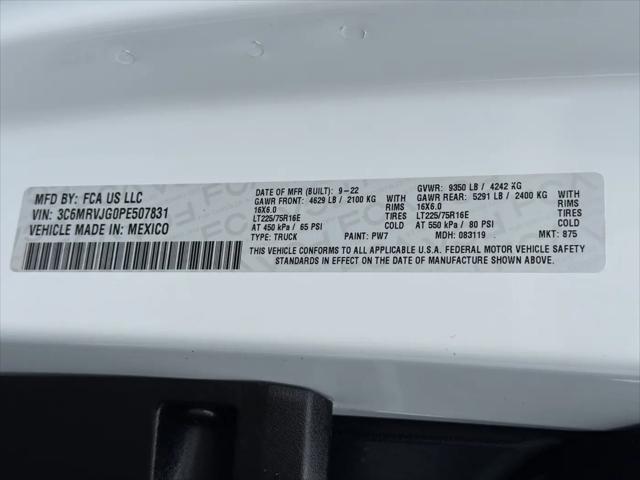 2023 Ram ProMaster Cargo Van High Roof 159" WB EXT