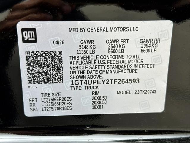 2026 GMC Sierra 2500HD Crew Cab, Standard Bed, AT4, 4WD