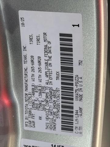 2026 Toyota Tundra 1794 Edition CrewMax 5.5' Bed