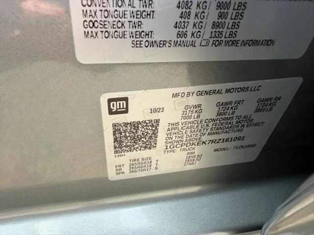 2024 Chevrolet Silverado 1500 4WD Crew Cab Short Bed LT with 2FL