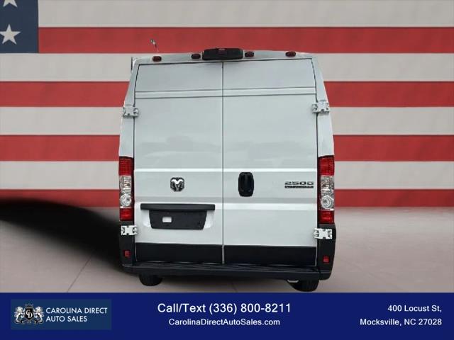 2024 Ram ProMaster 2500 Cargo Van Tradesman High Roof 159" WB w/Pass Seat