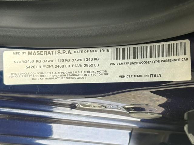 2017 Maserati Ghibli S
