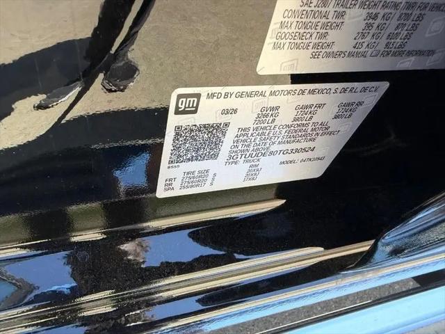 2026 GMC Sierra 1500 Crew Cab, Short Bed, SLT, 4WD