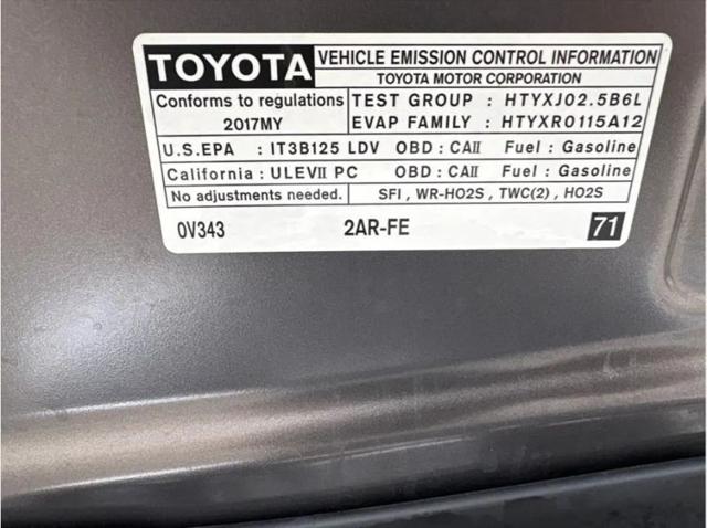 2017 Toyota Camry XLE