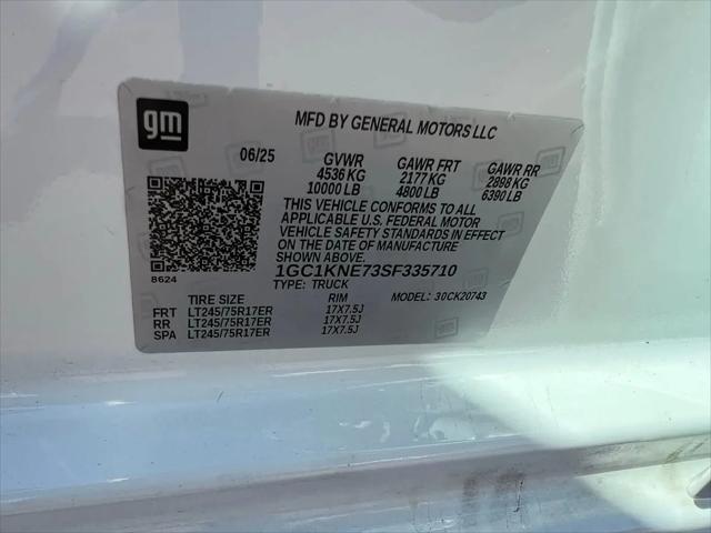 2025 Chevrolet Silverado 2500HD 4WD Crew Cab Standard Bed LT