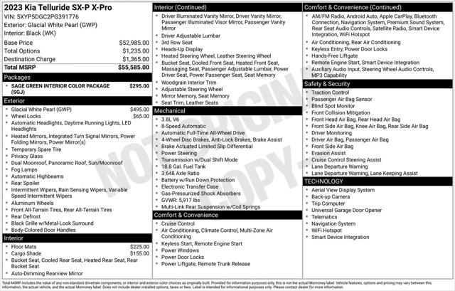 2023 Kia Telluride SX Prestige X-Pro