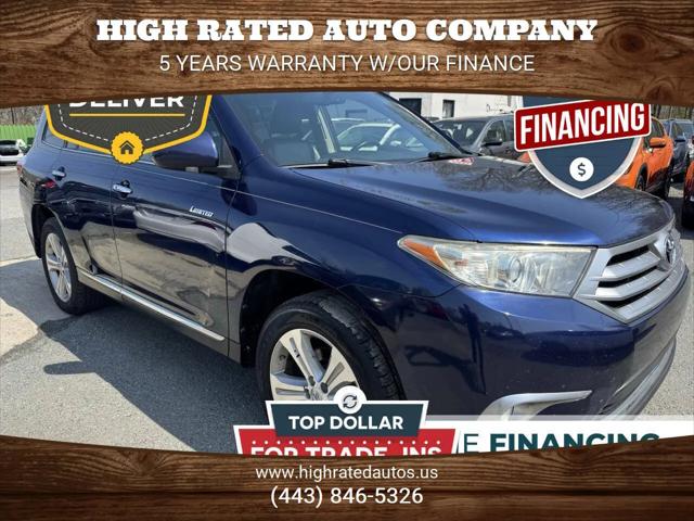 2013 Toyota Highlander Limited V6 for sale in Abingdon, MD