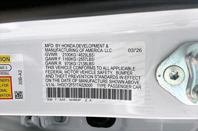 2026 Honda Accord Sedan Sport