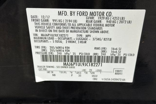 2018 Ford EcoSport SE