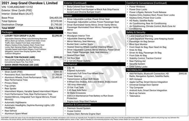 2021 Jeep Grand Cherokee Limited 4x4