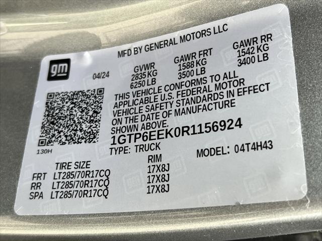 2024 GMC Canyon 4WD AT4X