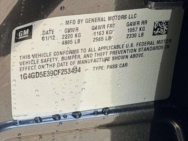 2012 Buick LaCrosse Premium 1 Group