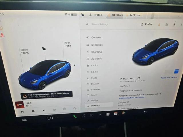 2020 Tesla Model 3 Standard Range Plus Rear-Wheel Drive