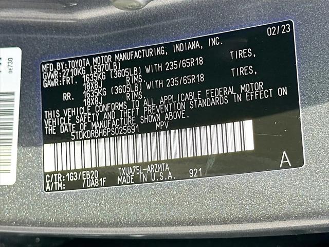 2023 Toyota Highlander XLE