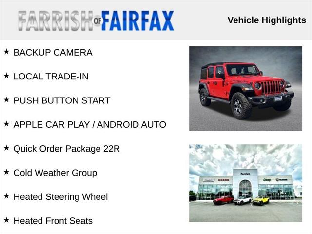 2021 Jeep Wrangler Unlimited Rubicon 4x4 2021 Jeep Wrangler Unlimited Rubicon 4x4