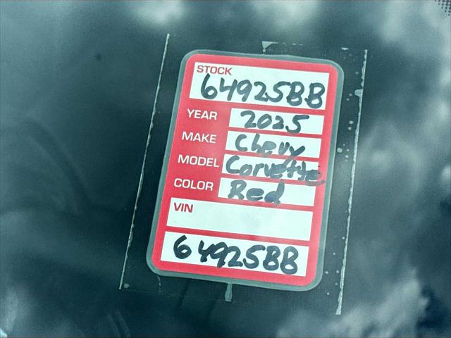 2025 Chevrolet Corvette Stingray RWD Coupe 2LT