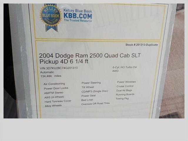 2004 Dodge Ram 2500 SLT/Laramie