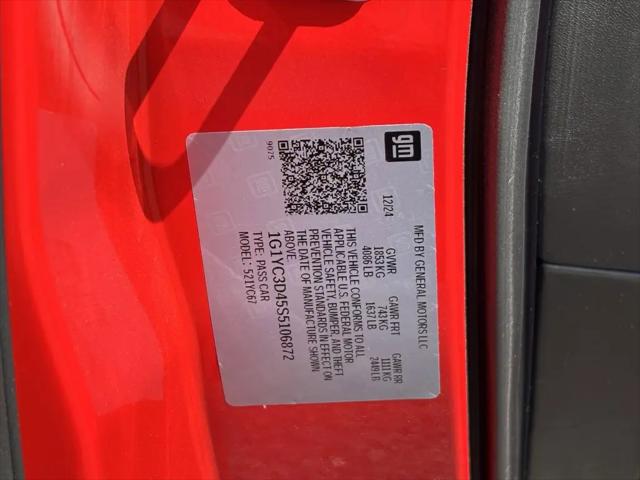 2025 Chevrolet Corvette Stingray RWD Convertible 3LT