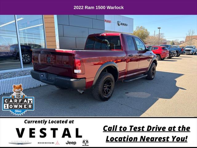 2022 Ram 1500 Classic Warlock Quad Cab 4x4 6'4" Box