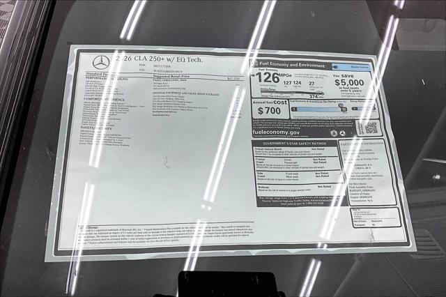 2026 Mercedes-Benz CLA 250+ Unknown