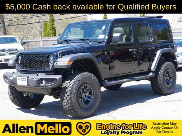 2026 Jeep Wrangler 4-Door Willys 4x4 for sale in Nashua, NH