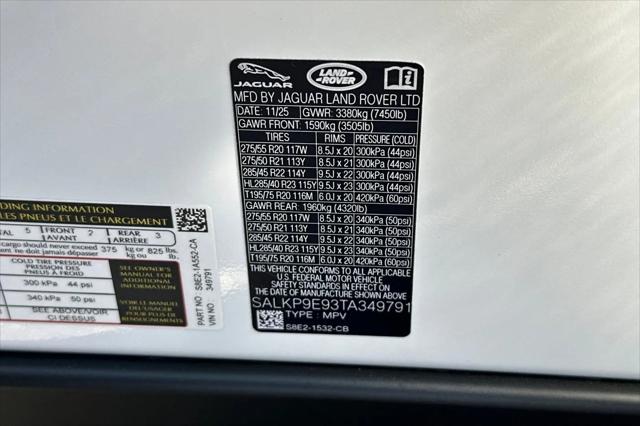 2026 Land Rover Range Rover P530 SE