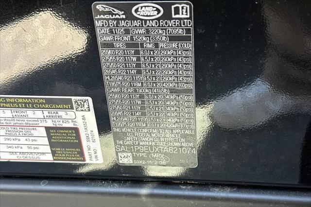 2026 Land Rover Range Rover Sport P360 SE