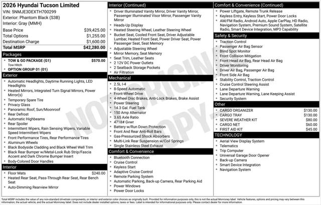 2026 Hyundai Tucson Limited