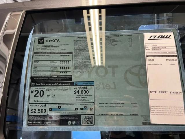 2026 Toyota Tundra 1794 Edition CrewMax 5.5' Bed