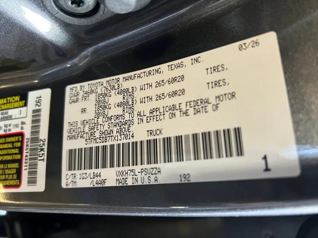 2026 Toyota Tundra 1794 Edition CrewMax 5.5' Bed